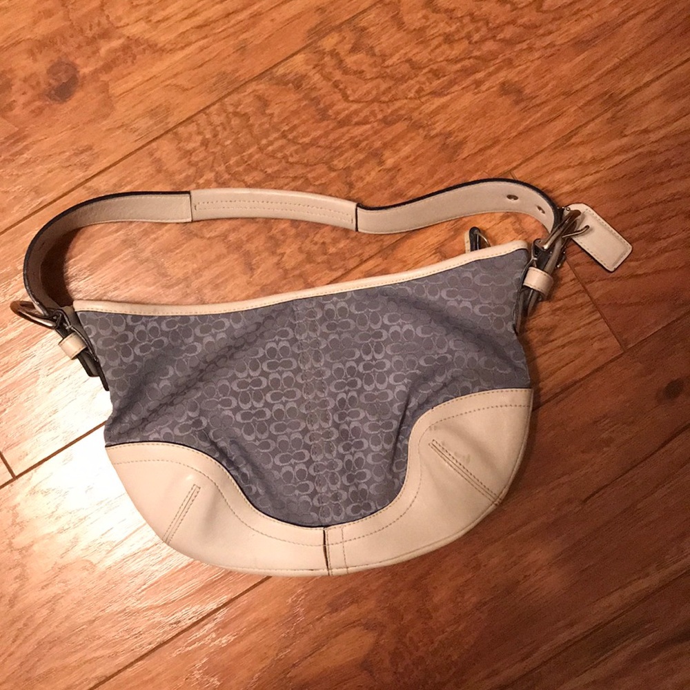 Blue signature Coach Bag